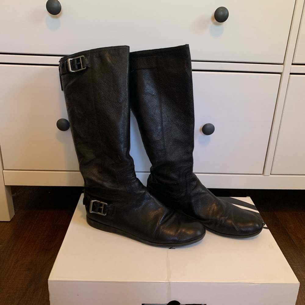 Nine West Tall Leather Boots (9.5)